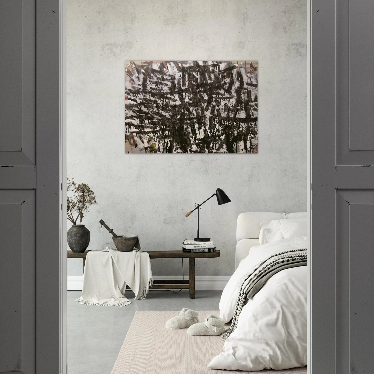 Listen - 2005 - Robert Goodnough Brushed Aluminum Print - 70x100 cm / 28x40 inches | Robert Goodnough Aluminum Print | Robert Goodnough Prints