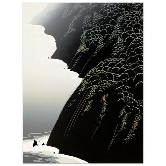 Eyvind Earle - California Coast  75x100 cm / 30x40inches Fine Art Poster