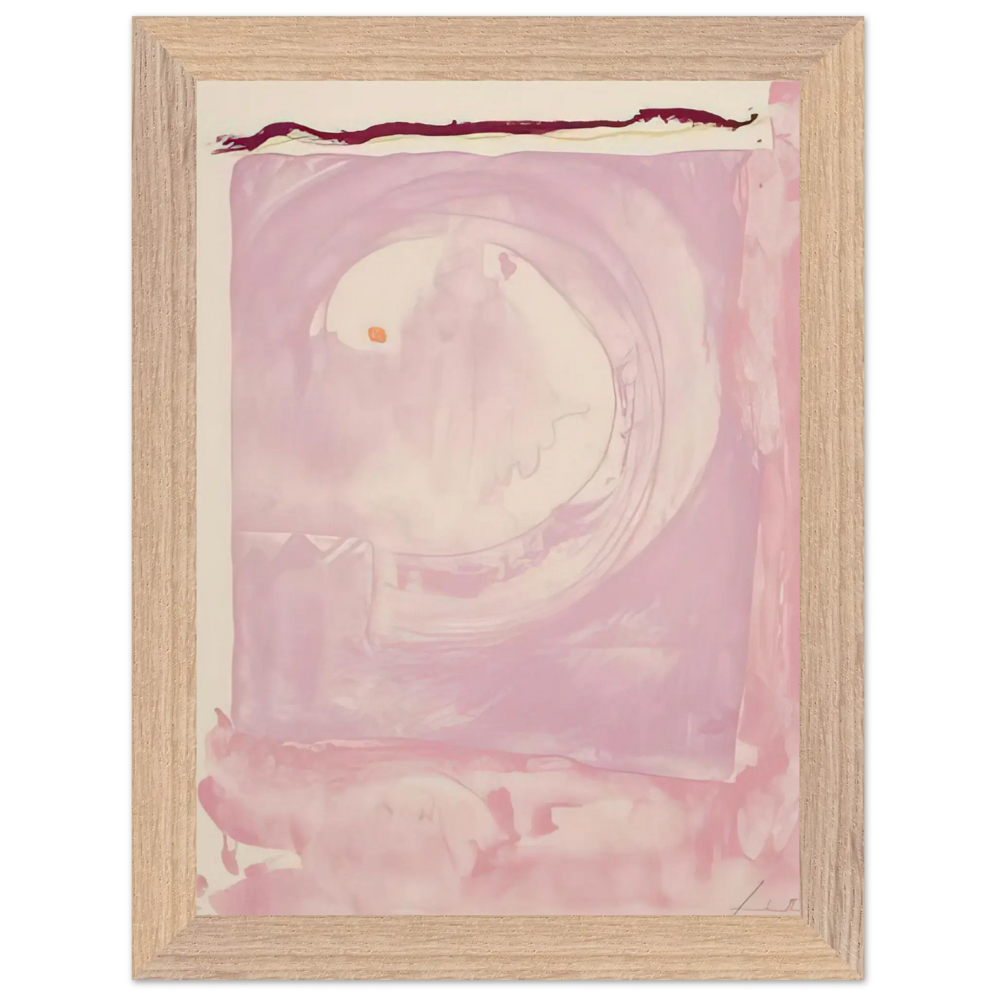 Helen Frankenthaler - Reflections IX - 1995 Wall art - A1 (59.4 x 84.1  cm) - Fine Art Poster - -