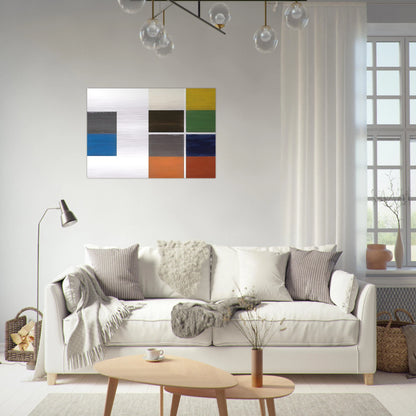Untitled in 5 parts - 1987 - Gunther Forg Brushed Aluminum Print - 70x100 cm / 28x40 inches | Gunther Forg Aluminum Print | Gunther Forg Prints