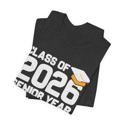 T-shirt de l'année de terminale 2026, T-shirt de graduation, Cadeau de graduation unisexe, Vêtements pour lycéens en terminale, T-shirt pour étudiants en route vers le collège