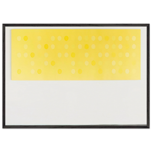 Grid Twenty-Nine - 1970 - Thomas Downing 70x100 cm / 28x40 inches Framed Art Print – Black Wooden Frame