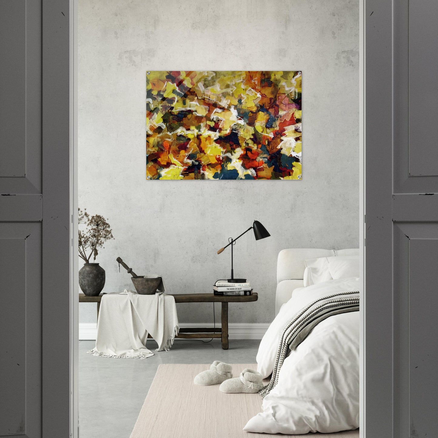 ABSTRACT EXPRESSIONIST AUTUMN SKY 1953 - Audrey Flack Acrylic Print - 70x100 cm / 28x40″ inches