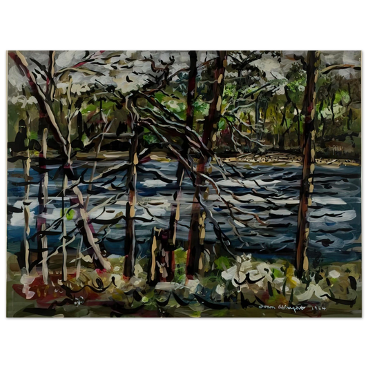 Ivan Albright - ST MARY S RIVER GEORGIA 1964  75x100 cm / 30x40inches Fine Art Poster