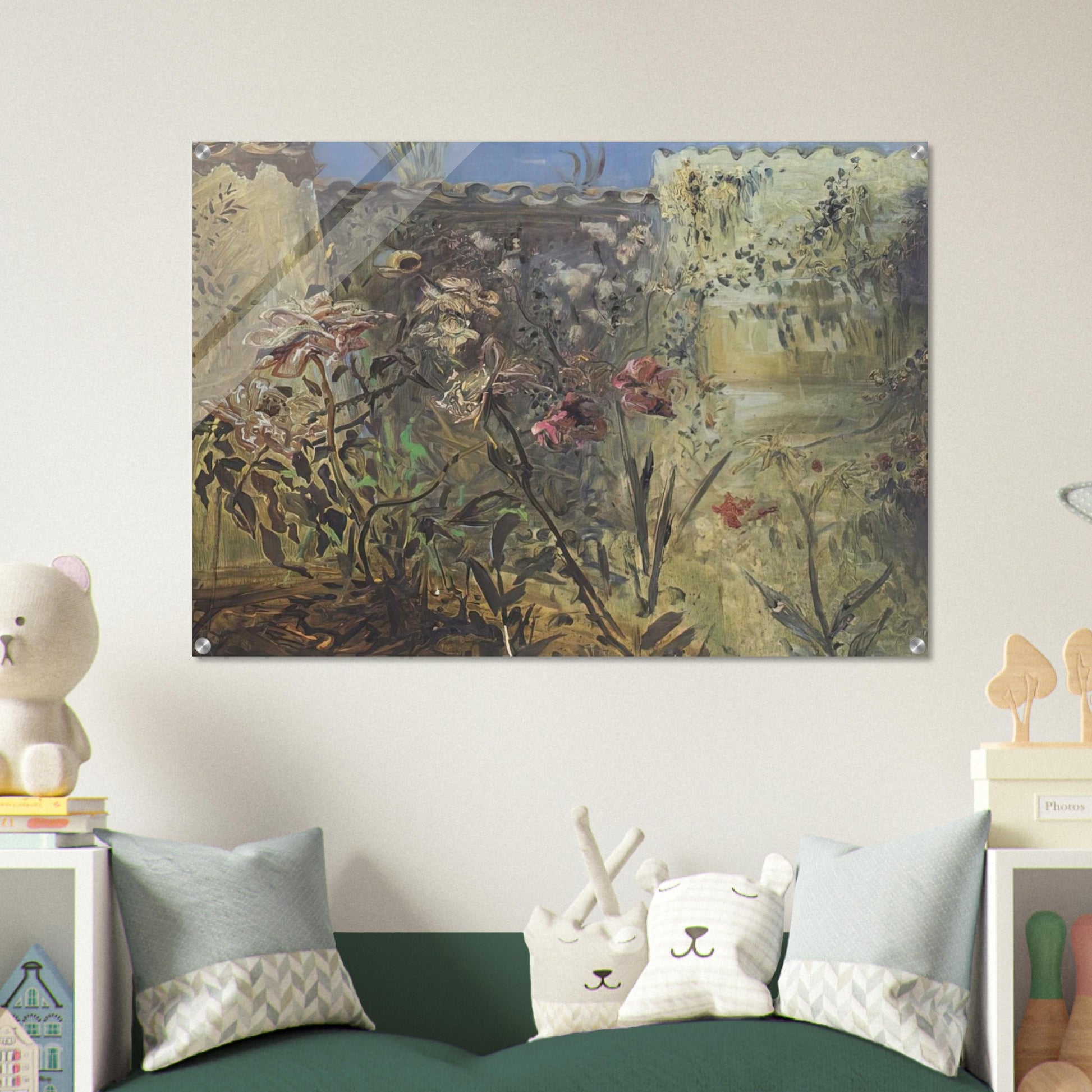 THE PATIO OF PORT LLIGAT - Salvador Dali Acrylic Print - 70x100 cm / 28x40″ inches