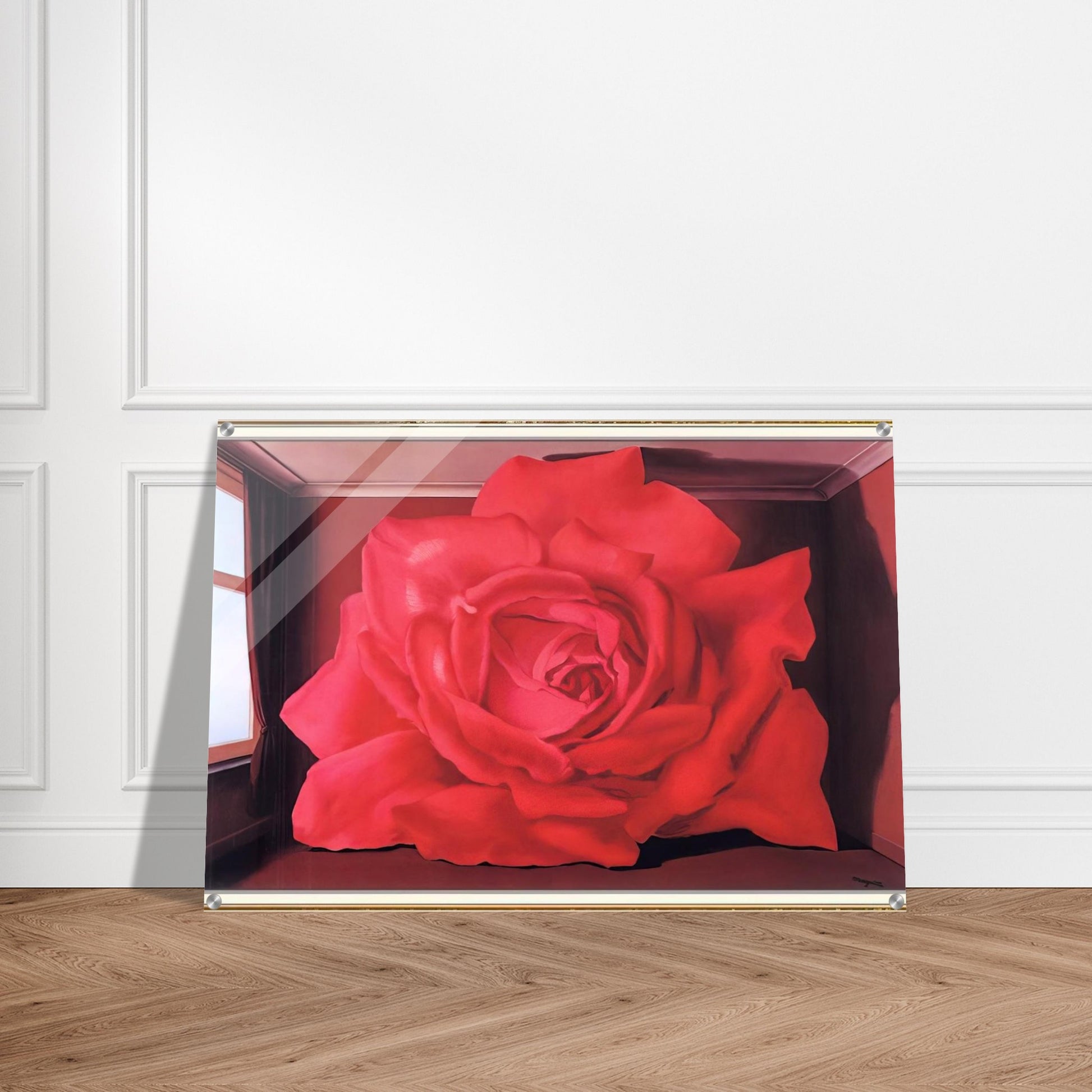 THE TOMB OF THE WRESTLERS 1960 - Rene Magritte Acrylic Print - 70x100 cm / 28x40″ inches | Rene Magritte Wall Art | Rene Magritte Prints