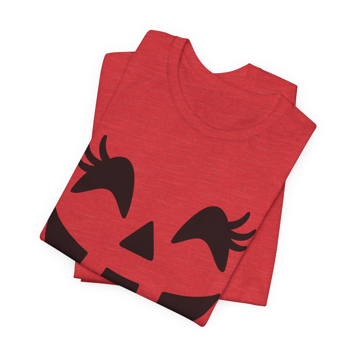Masque de citrouille Jack O'Lantern Cils Halloween Femmes Filles T-Shirt