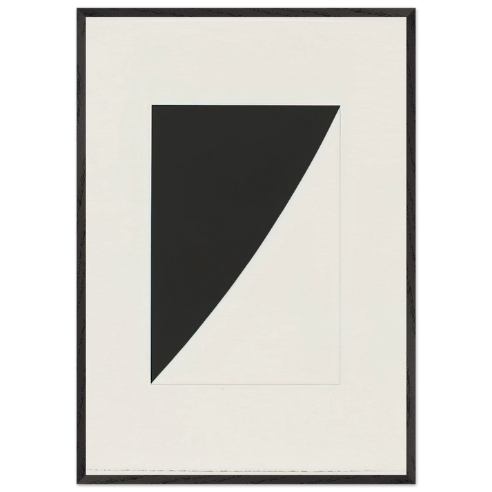 The Mallarm Suite - Ellsworth Kelly 70x100 cm / 28x40 inches Framed Art Print – Black Wooden Frame