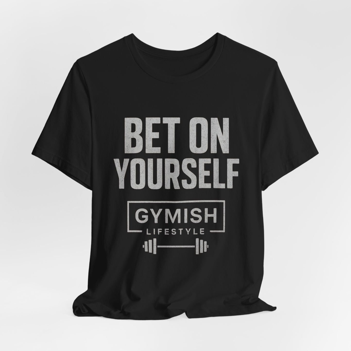 Fitness Tee Motivation - Gymish Mode de Vie Misez sur Vous T-shirts de Sport pour Hommes