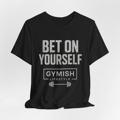 Fitness Tee Motivation - Gymish Mode de Vie Misez sur Vous T-shirts de Sport pour Hommes