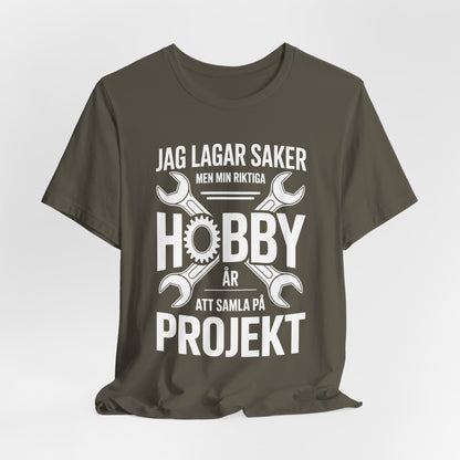 Projet de loisir Tee - T-shirt DIY amusant pour artisans, cadeau pour bricoleur, Fête des Pères, tenue décontractée, vêtements d'atelier