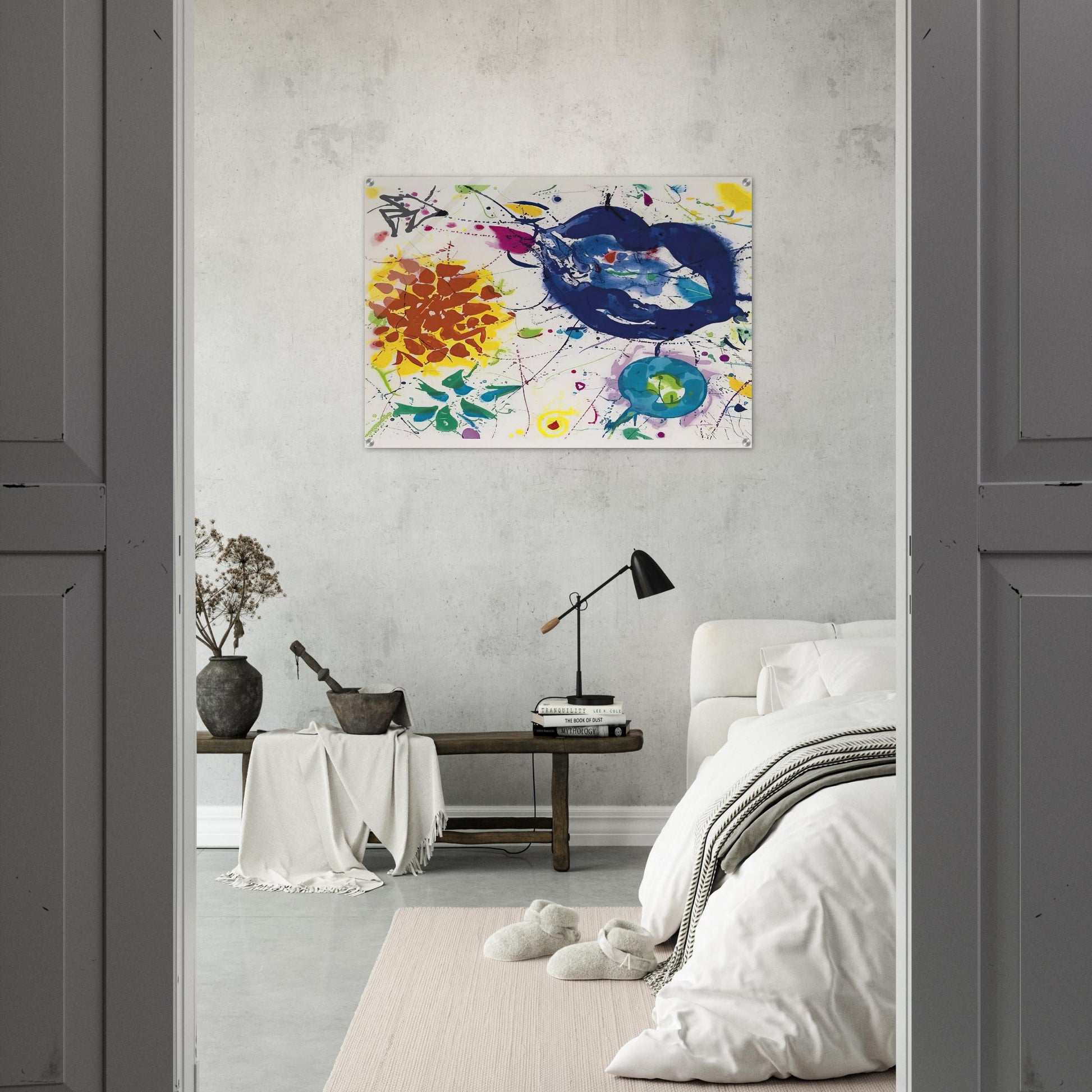 Senza Titolo III - Sam Francis Acrylic Print - 70x100 cm / 28x40″ inches