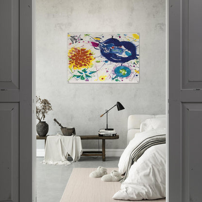 Senza Titolo III - Sam Francis Acrylic Print - 70x100 cm / 28x40″ inches