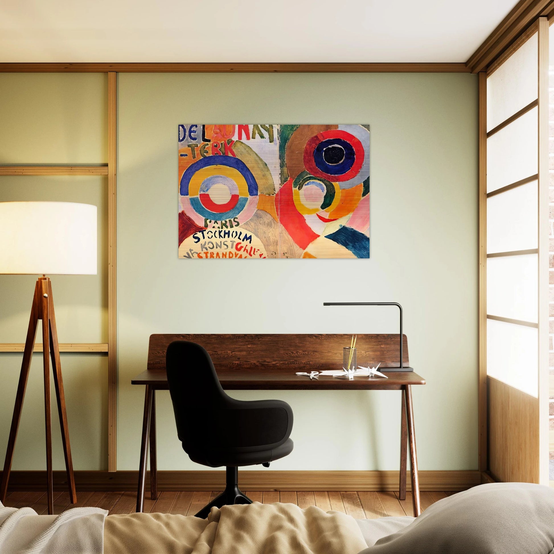 MODERNISM - Sonia Delaunay Brushed Aluminum Print - 70x100 cm / 28x40 inches | Sonia Delaunay Aluminum Print | Sonia Delaunay Prints