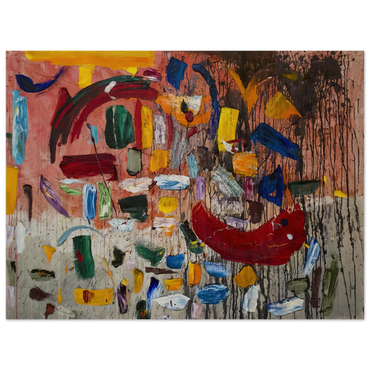 Taro Yamamoto - ABSTRACT 1957  75x100 cm / 30x40inches Fine Art Poster
