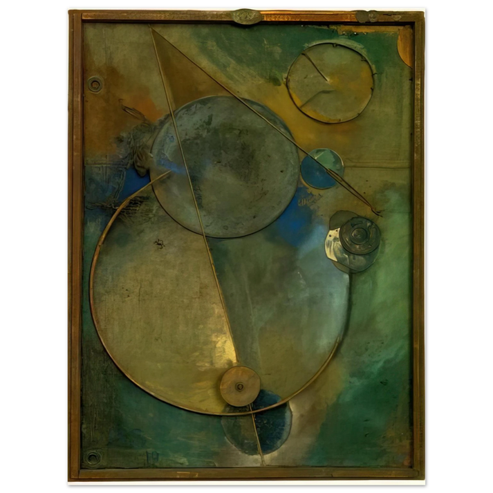 Kurt Schwitters - REVOLVING 1919  75x100 cm / 30x40inches Fine Art Poster