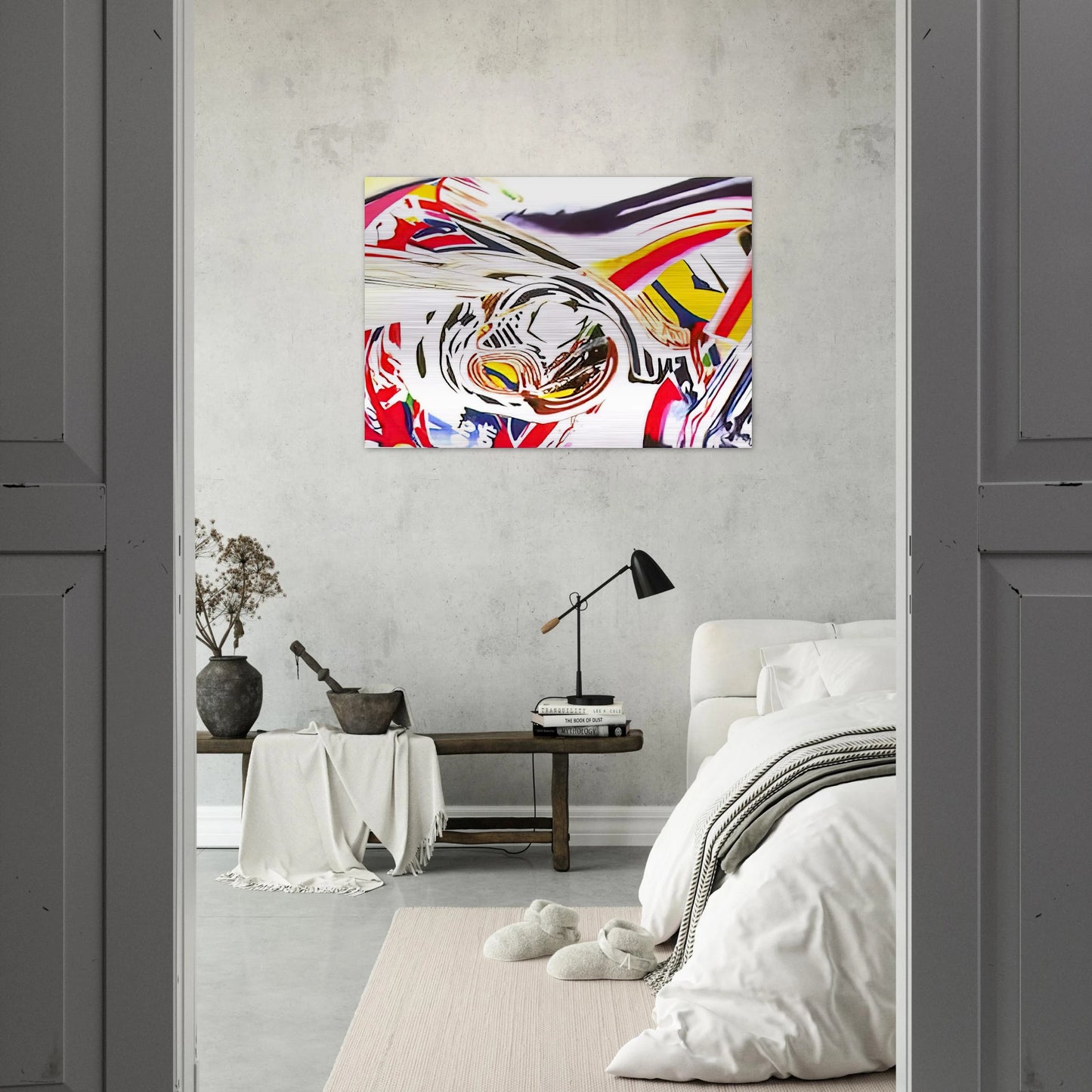 After Berlin V - James Rosenquist Brushed Aluminum Print - 70x100 cm / 28x40 inches | James Rosenquist Aluminum Print | James Rosenquist Prints