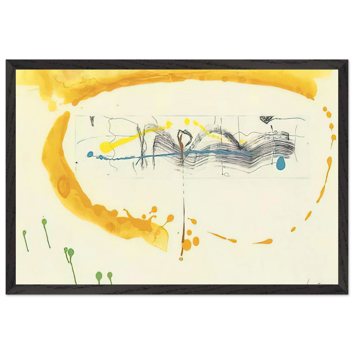 Helen Frankenthaler - Making Music - 2000 Wall art - 30x40 cm / 12x16 inches - Fine Art Poster-canvas - -