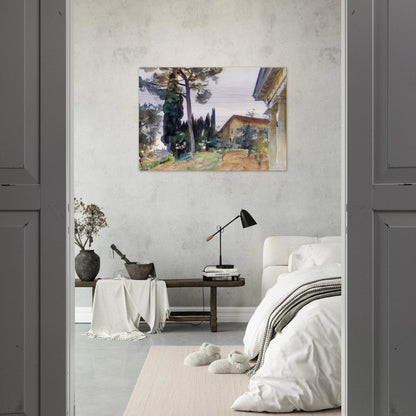 Corfu - John Singer Sargent Brushed Aluminum Print - 70x100 cm / 28x40 inches | John Singer Sargent Aluminum Print | John Singer Sargent Prints