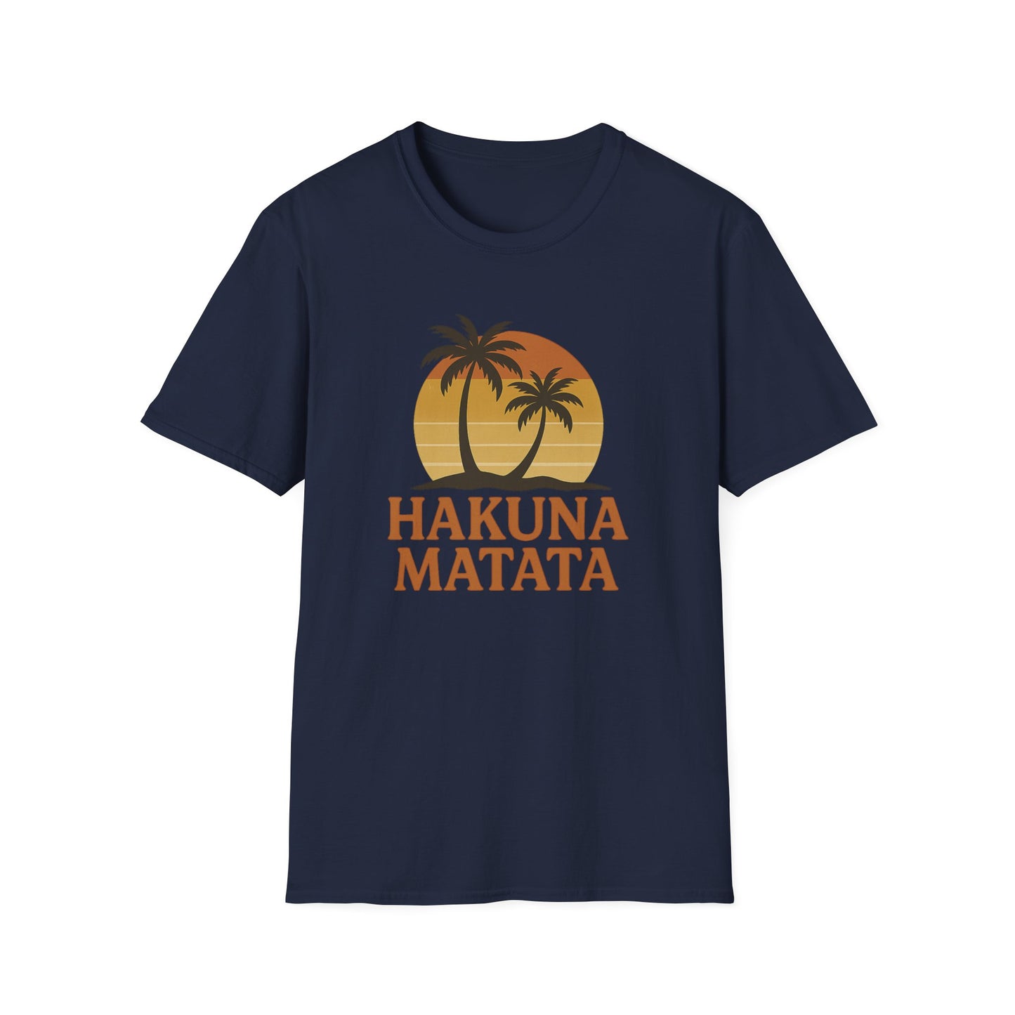 Hakuna Matata T-shirt rétro graphique, T-shirt à l'humeur positive "Pas de soucis", T-shirt inspiré des années 90, Haut avec citation feel-good, Cadeau unisexe