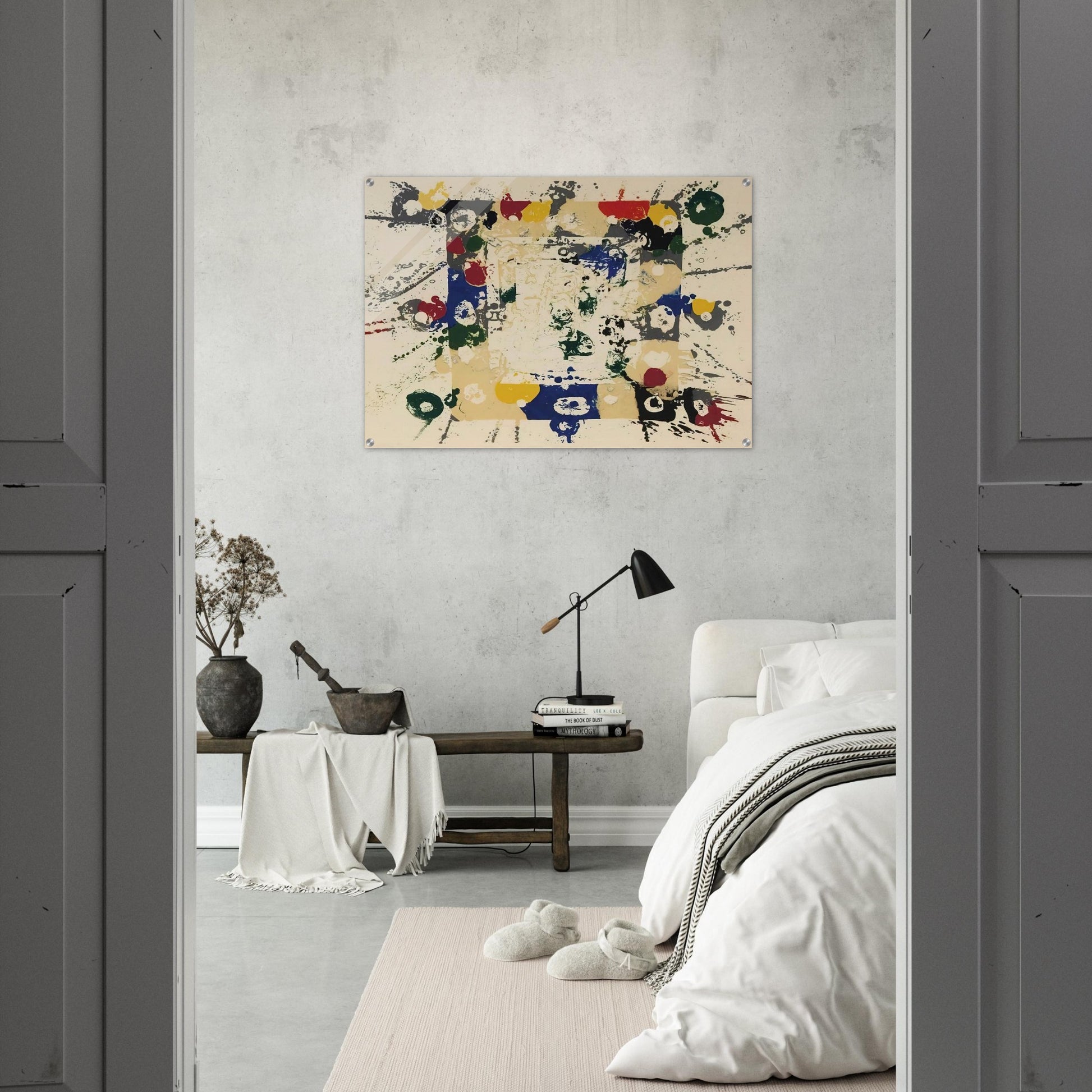 Untitled  SF143S  - Sam Francis Acrylic Print - 70x100 cm / 28x40″ inches