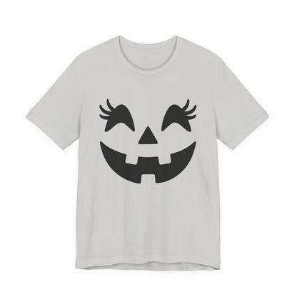 Masque de citrouille Jack O'Lantern Cils Halloween Femmes Filles T-Shirt
