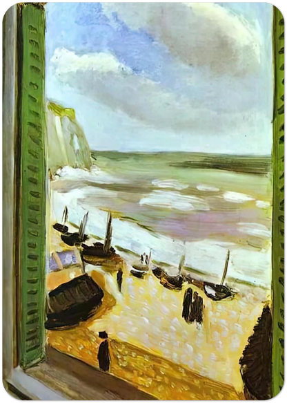 OPEN WINDOW AT COLLIOURE 1905 By Henri Matisse Pack of 10 Post Cards | Henri Matisse Post Cards | A6 (10.5 x 14.8 cm) - 4.1 x 5.8 inches