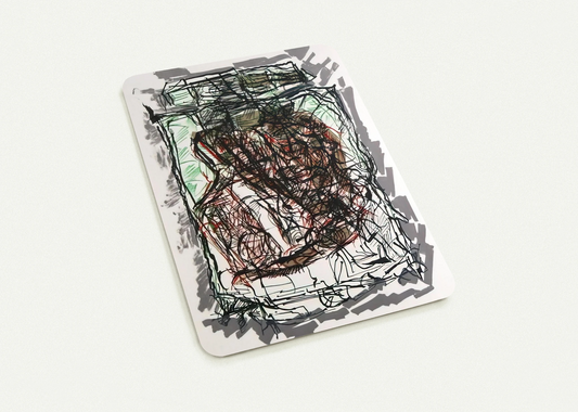 Lithographie 1976 By Jean-Paul Riopelle Pack of 10 Post Cards | Jean-Paul Riopelle Post Cards | A6 (10.5 x 14.8 cm) - 4.1 x 5.8 inches