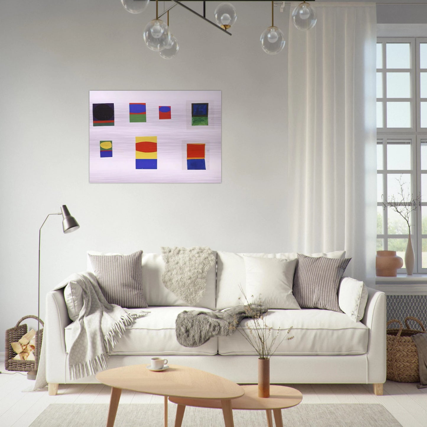 Tablet #153 - Ellsworth Kelly Brushed Aluminum Print - 70x100 cm / 28x40 inches | Ellsworth Kelly Aluminum Print | Ellsworth Kelly Prints