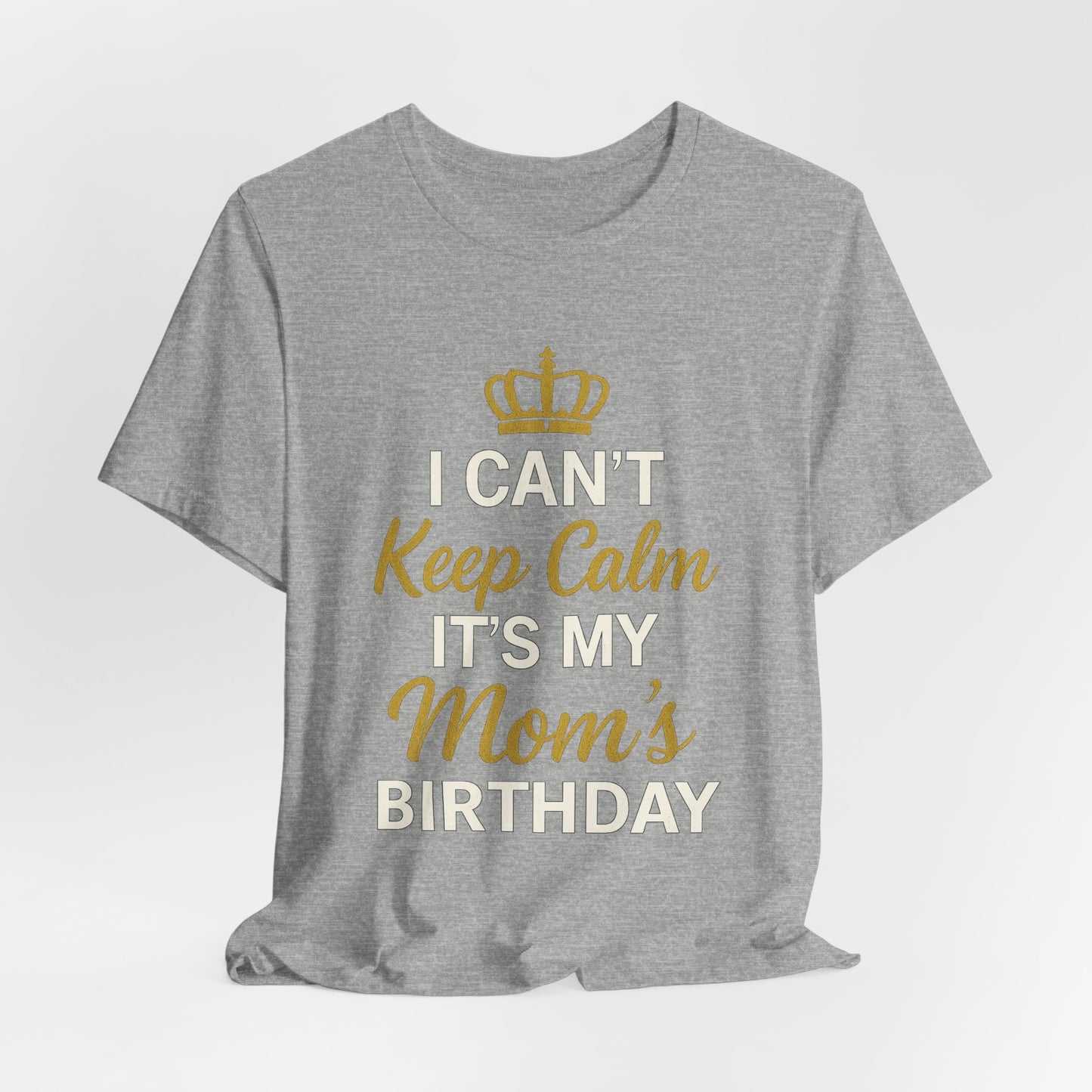 Je ne peux pas rester calme, c'est l'anniversaire de ma mère.