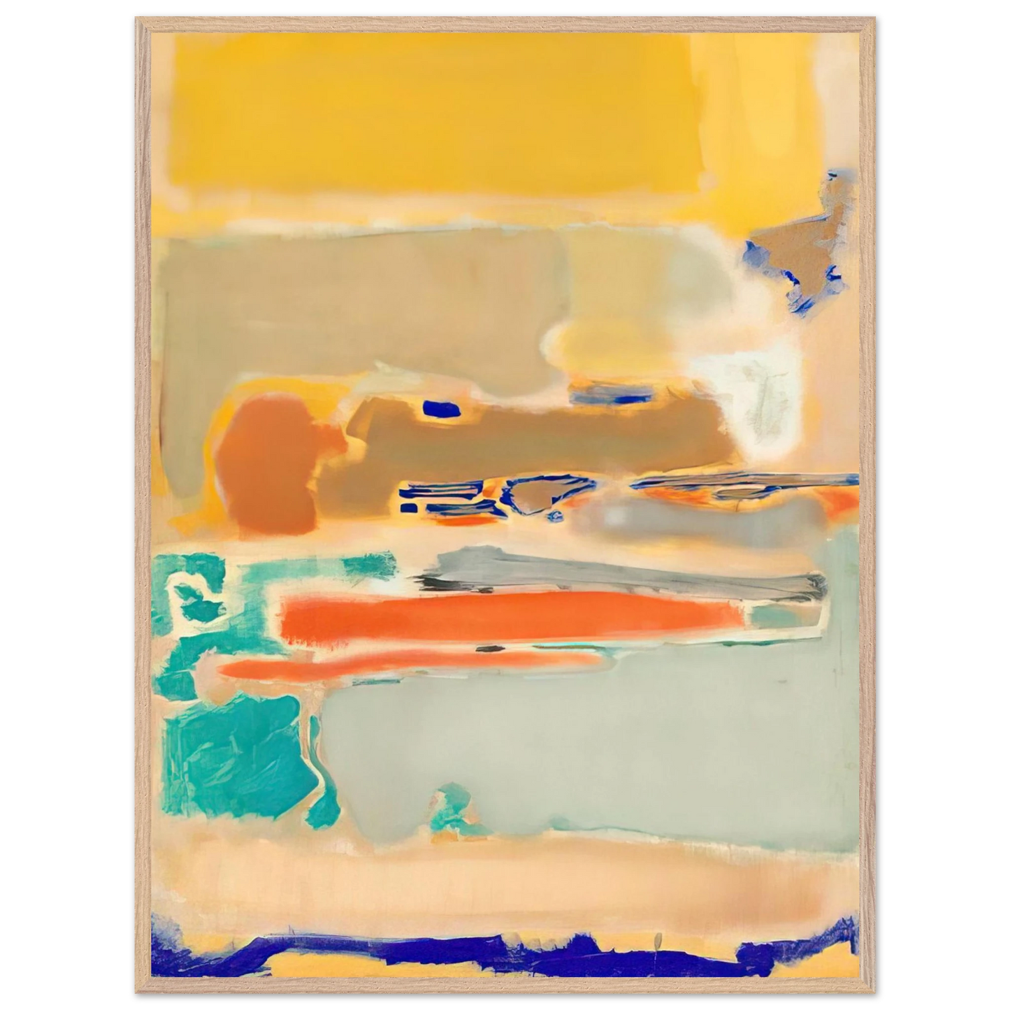 Mark Rothko - Multiform - 1948 Wall Art - 60x80 cm / 24x32 inches - Fine Art Poster-canvas - -