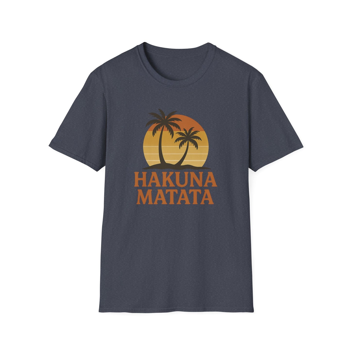 Hakuna Matata T-shirt rétro graphique, T-shirt à l'humeur positive "Pas de soucis", T-shirt inspiré des années 90, Haut avec citation feel-good, Cadeau unisexe