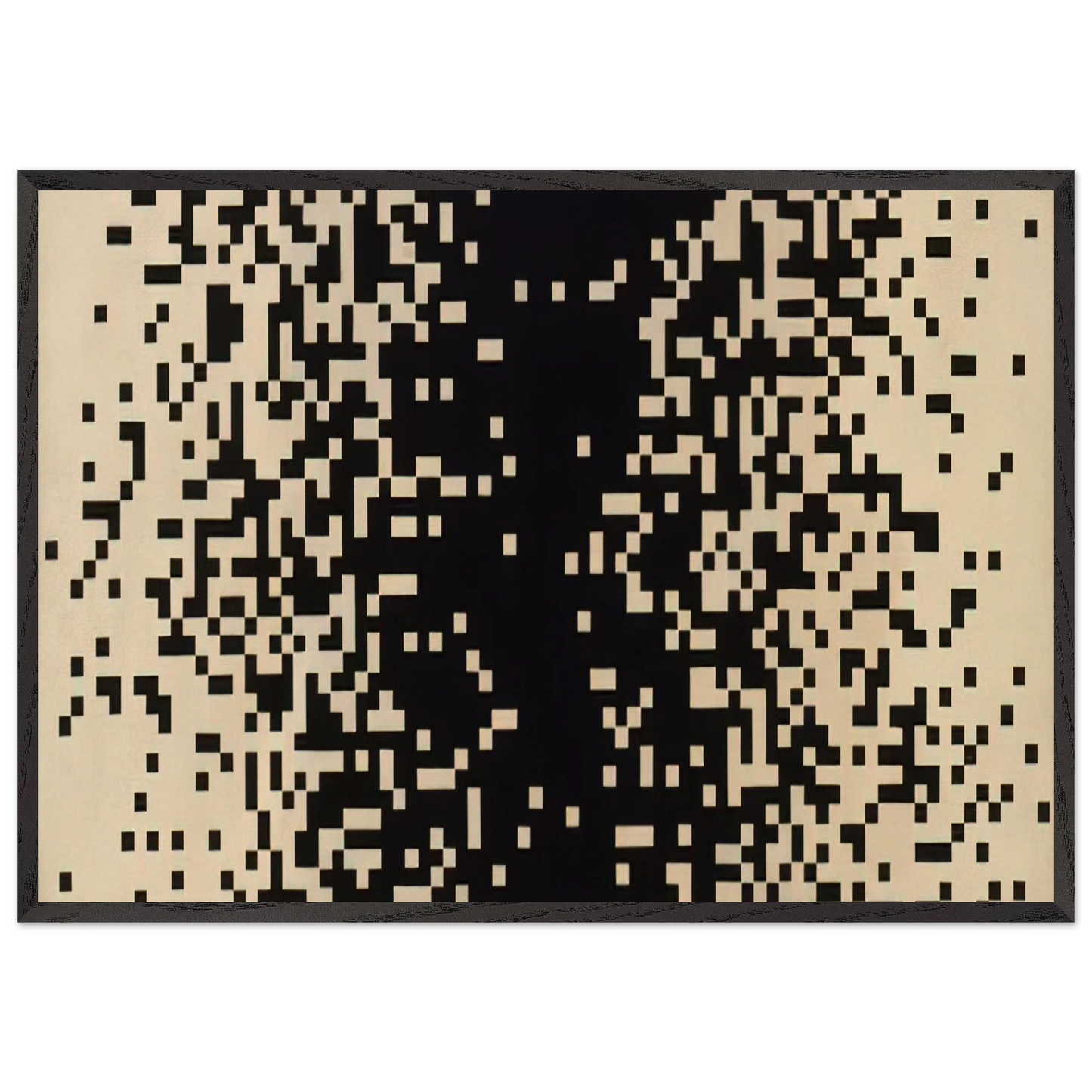 Seine - Ellsworth Kelly 70x100 cm / 28x40 inches Framed Art Print – Black Wooden Frame