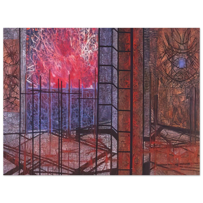 Jimmy Ernst - Chronicle - 1964  75x100 cm / 30x40inches Fine Art Poster
