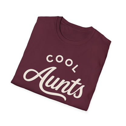 T-shirt du Cool Aunts Club, T-shirt rigolo pour tante, T-shirt graphique "Meilleure tante jamais", T-shirt mignon et impertinent pour la famille