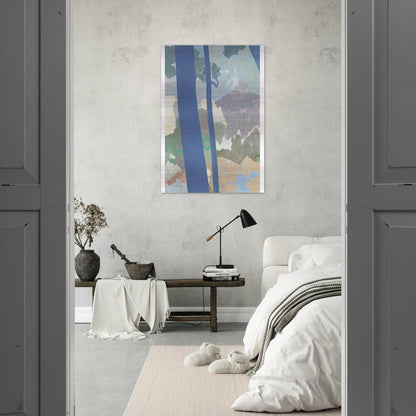Landscape - Abstract Expressionism - Kenzo Okada Brushed Aluminum Print - 70x100 cm / 28x40 inches | Kenzo Okada Aluminum Print | Kenzo Okada Prints