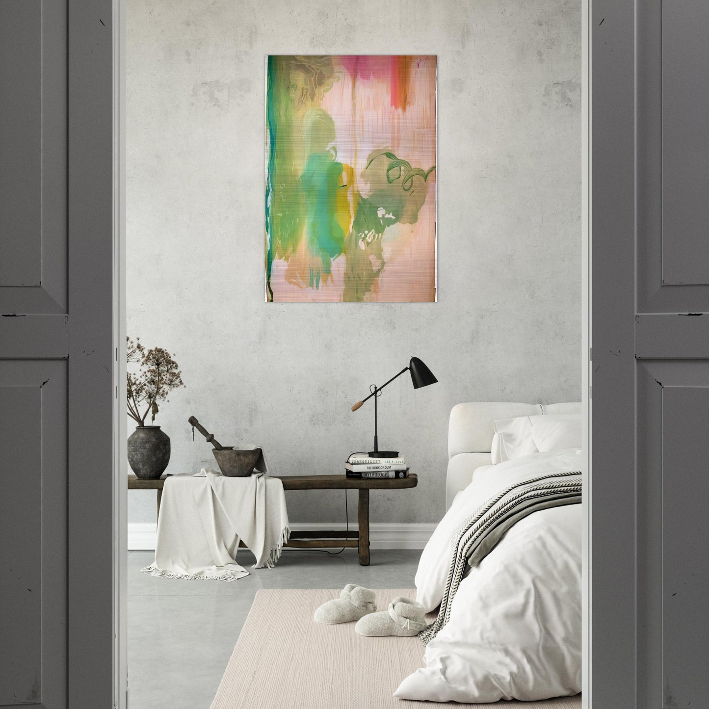 Snow Pines - 2004 - Helen Frankenthaler Brushed Aluminum Print - 70x100 cm / 28x40 inches | Helen Frankenthaler Aluminum Print | Helen Frankenthaler Prints
