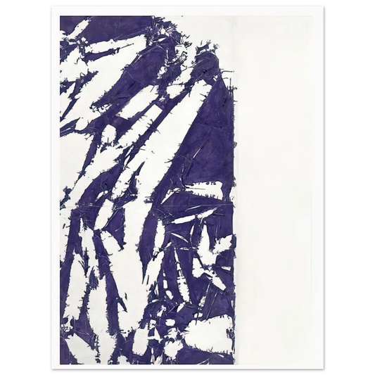 Simon Hantai - LaissÃ©e - 1995  75x100 cm / 30x40inches Fine Art Poster