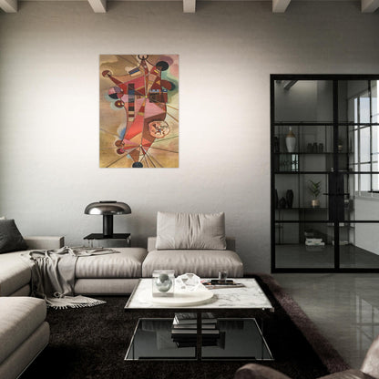 FIXED POINTS - Wassily Kandinsky Brushed Aluminum Print - 70x100 cm / 28x40 inches | Wassily Kandinsky Aluminum Print | Wassily Kandinsky Prints