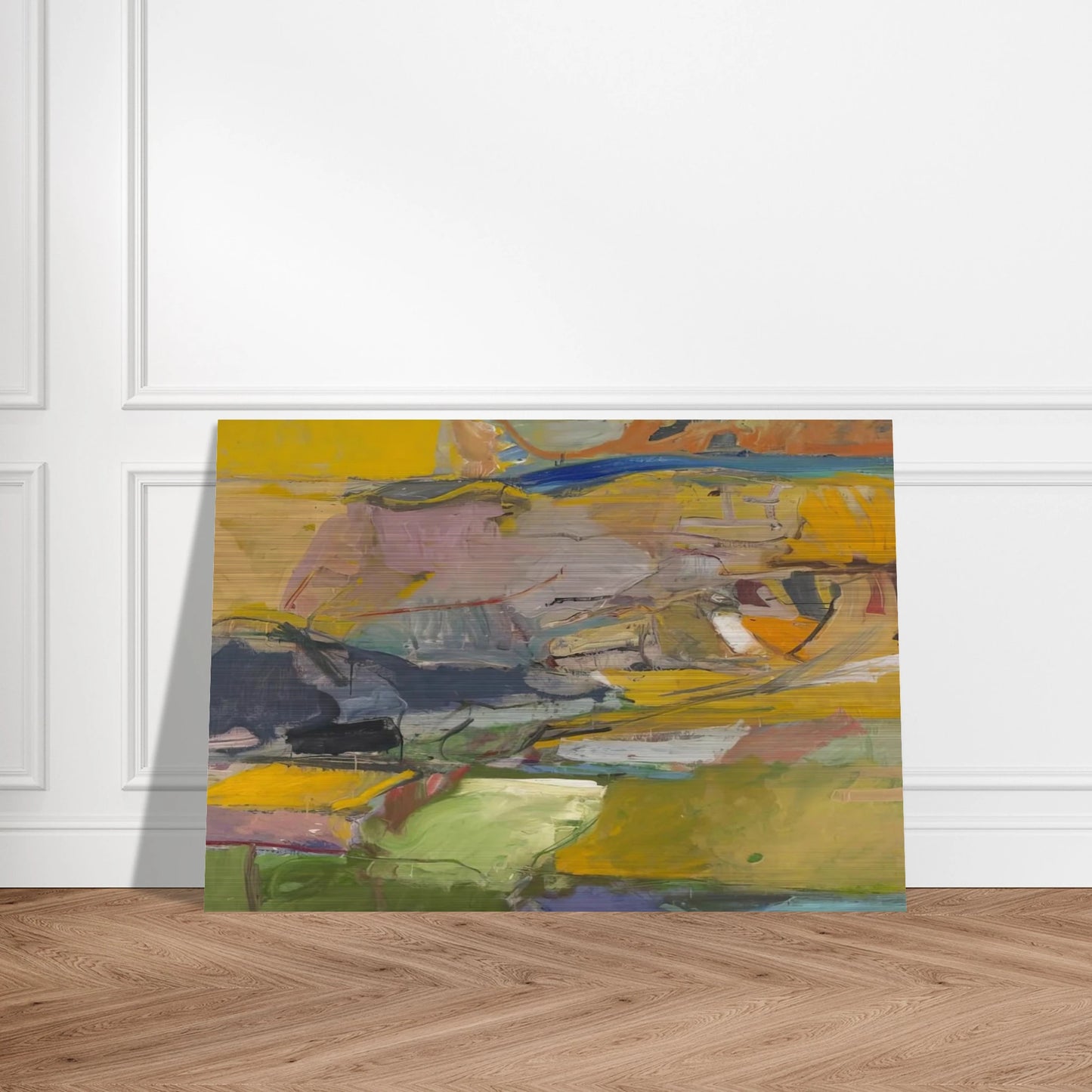 Berkeley #57 - Richard Diebenkorn Brushed Aluminum Print - 70x100 cm / 28x40 inches | Richard Diebenkorn Aluminum Print | Richard Diebenkorn Prints