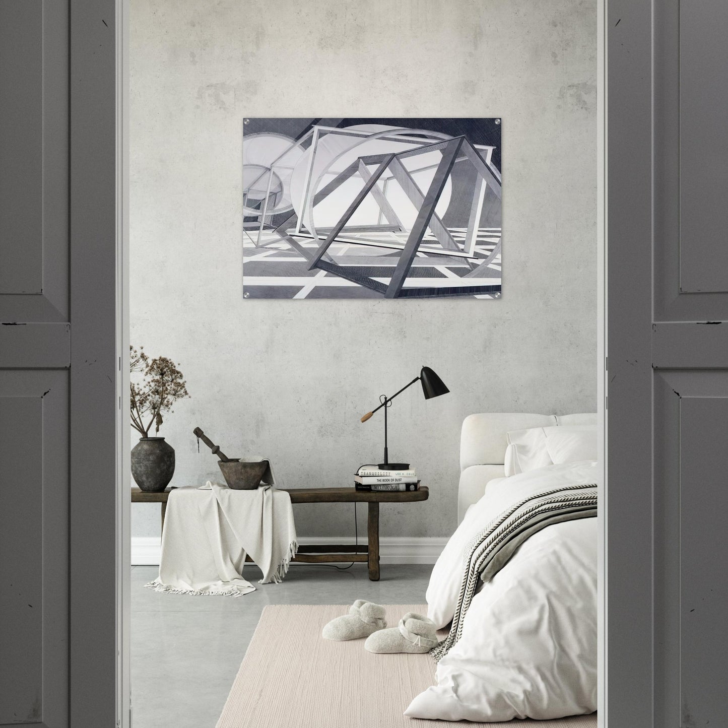 Straits of Malacca - Al Held Acrylic Print - 70x100 cm / 28x40″ inches