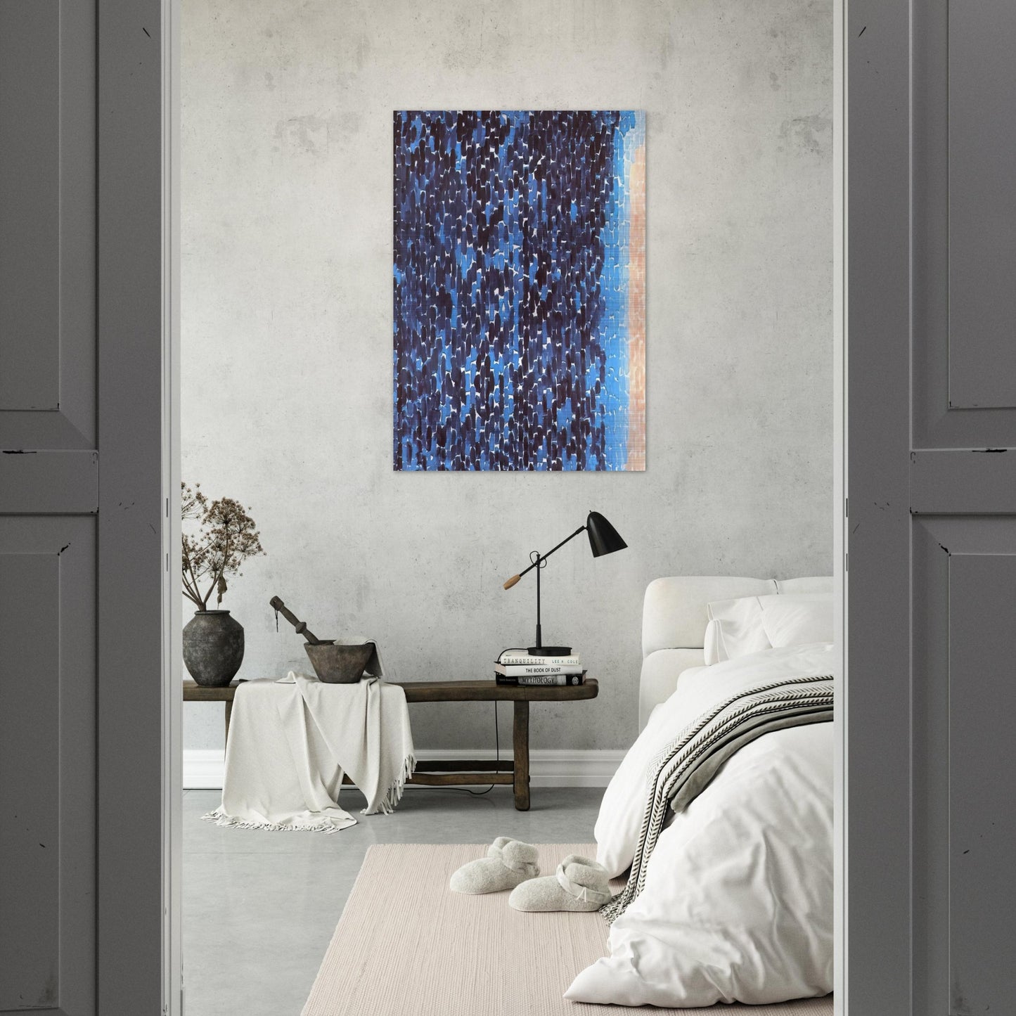 NEW GALAXY 1970 - Alma Woodsey Thomas Brushed Aluminum Print - 70x100 cm / 28x40 inches | Alma Woodsey Thomas Aluminum Print | Alma Woodsey Thomas Prints