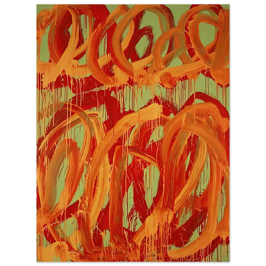 Cy Twombly - Camino Real  IV   75x100 cm / 30x40inches Fine Art Poster