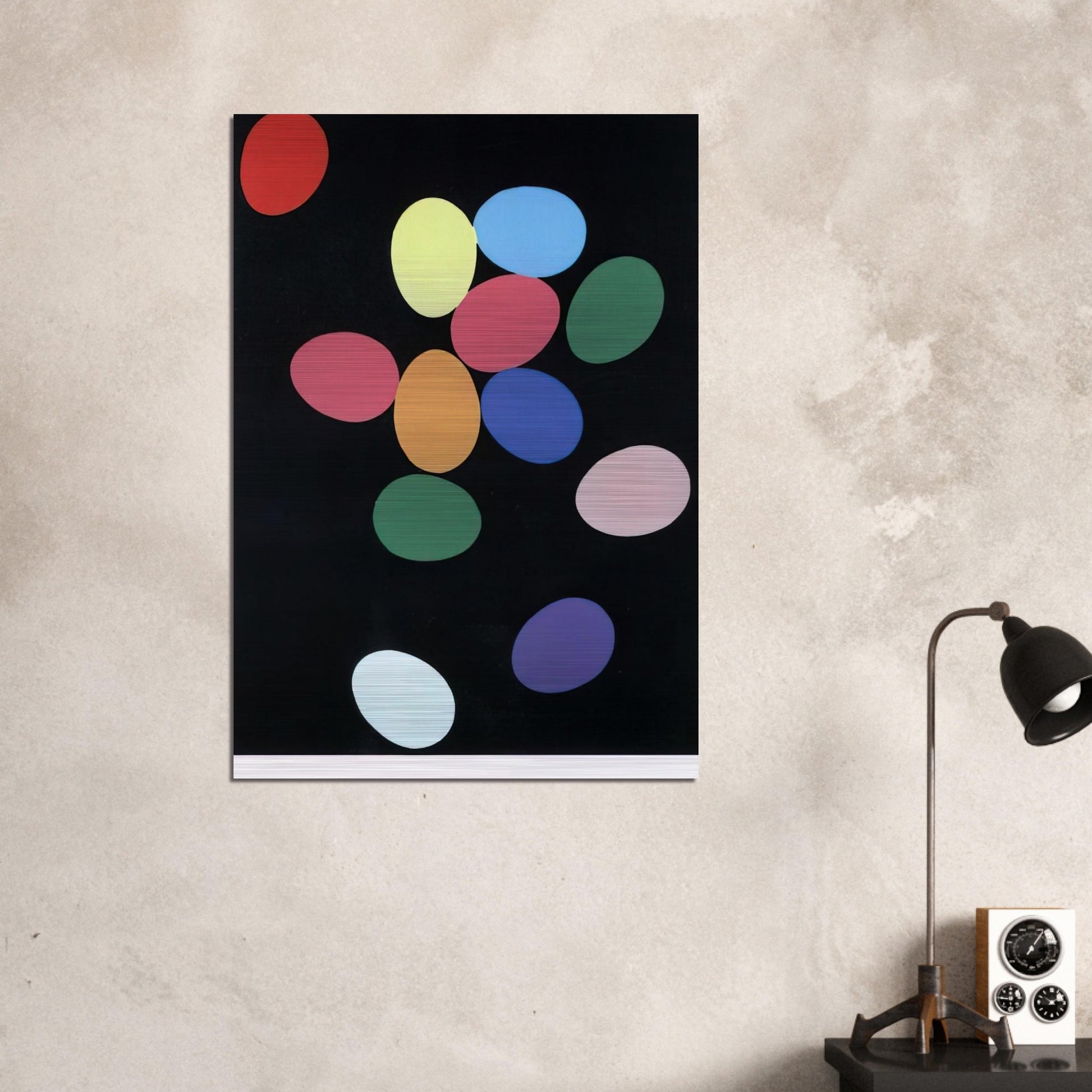 Eggs - Andy Warhol Brushed Aluminum Print - 70x100 cm / 28x40 inches | Andy Warhol Aluminum Print | Andy Warhol Prints
