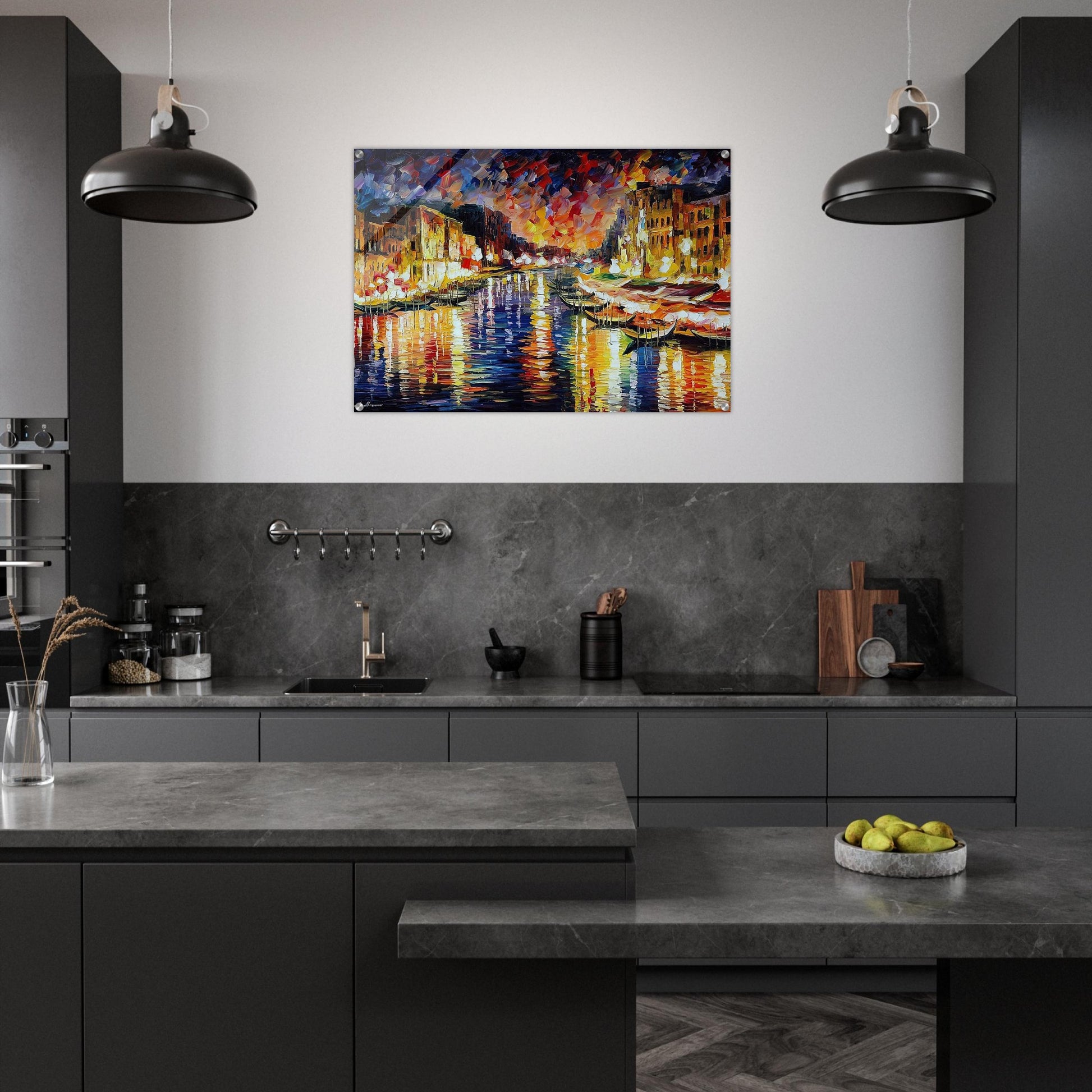 Leonid Afremov - Leonid Afremov Acrylic Print - 70x100 cm / 28x40″ inches | Leonid Afremov Wall Art | Leonid Afremov Prints