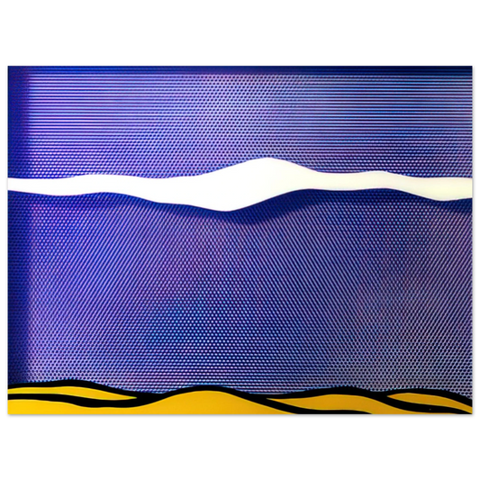 Roy Lichtenstein - ARCTIC LANDSCAPE 1964  75x100 cm / 30x40inches Fine Art Poster