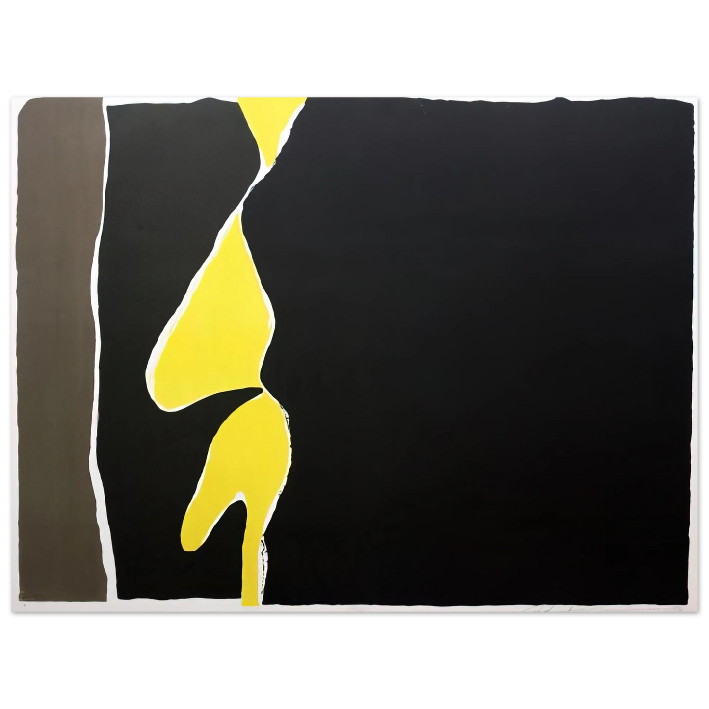 Adja Yunkers - Hommage to the First Monk Immolating Himself in Saigon - 1966  75x100 cm / 30x40inches Fine Art Poster