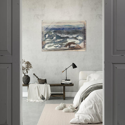The Sea - 1923 - John Marin Acrylic Print - 70x100 cm / 28x40″ inches | John Marin Wall Art | John Marin Prints
