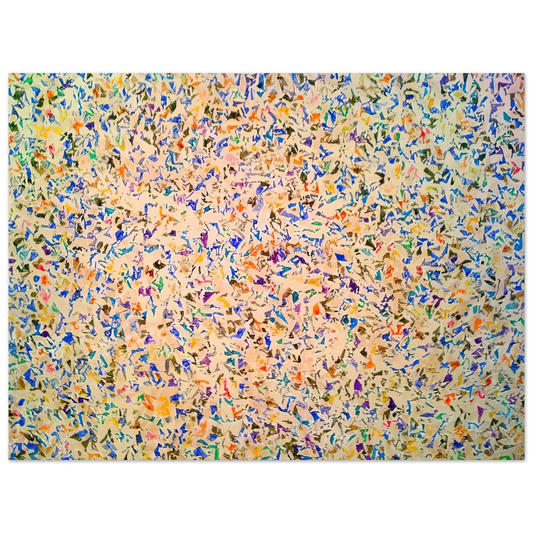 Simon Hantai - Untitled Suite 'Blancs' - 1973  75x100 cm / 30x40inches Fine Art Poster