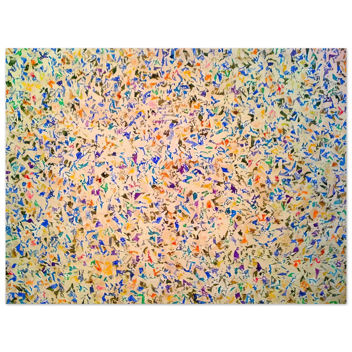 Simon Hantai - Untitled Suite 'Blancs' - 1973  75x100 cm / 30x40inches Fine Art Poster
